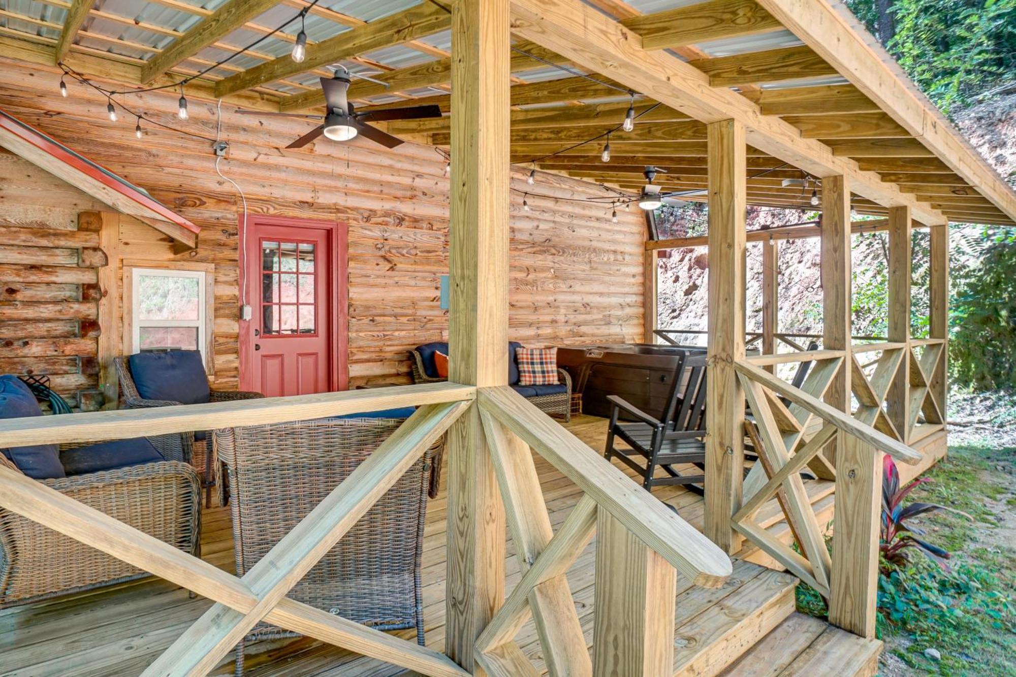 North Georgia Mtn Escape With Hot Tub And Games! Villa Sautee Nacoochee Ngoại thất bức ảnh